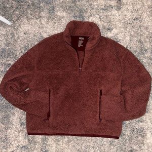Girlfriend collective quarter zip fleece